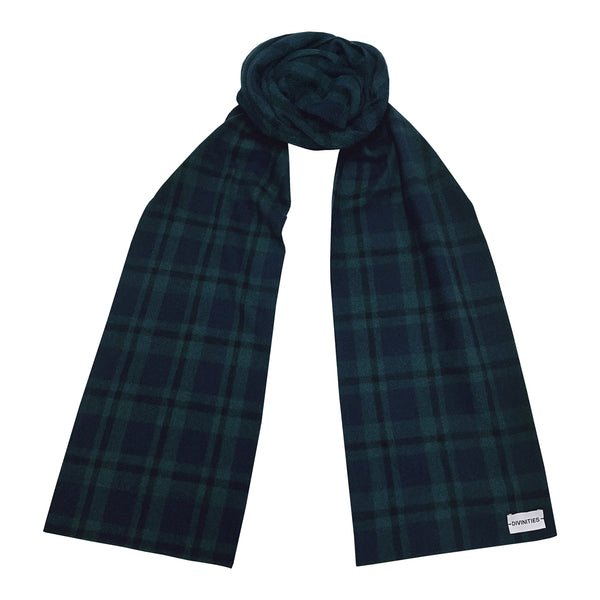 Plaid Wool Scarf