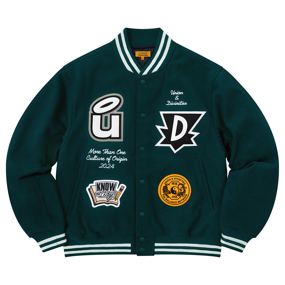 UNION/DIVINITIES Varsity Jacket