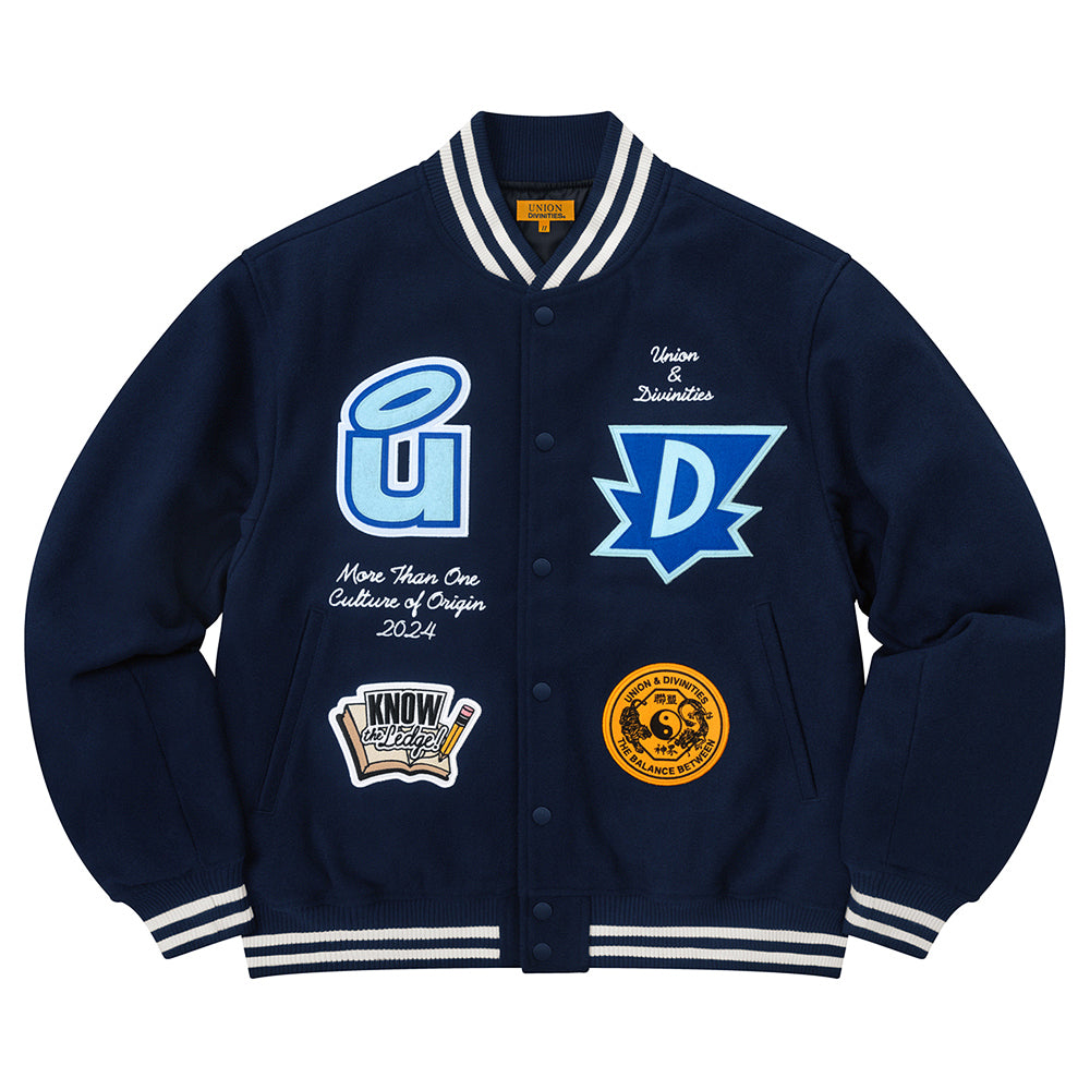 UNION/DIVINITIES Varsity Jacket