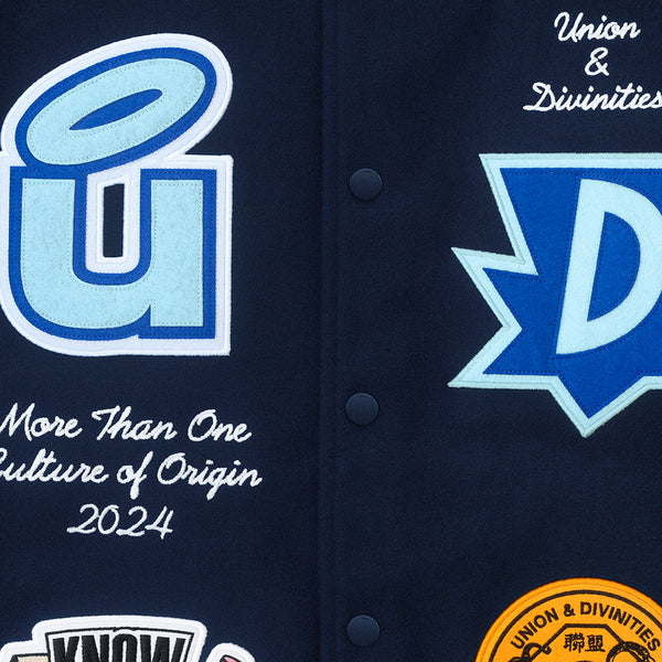 UNION/DIVINITIES Varsity Jacket